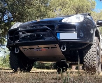 Protección frontal 8mm Porsche Cayenne Transsyberia (2003-2010)
